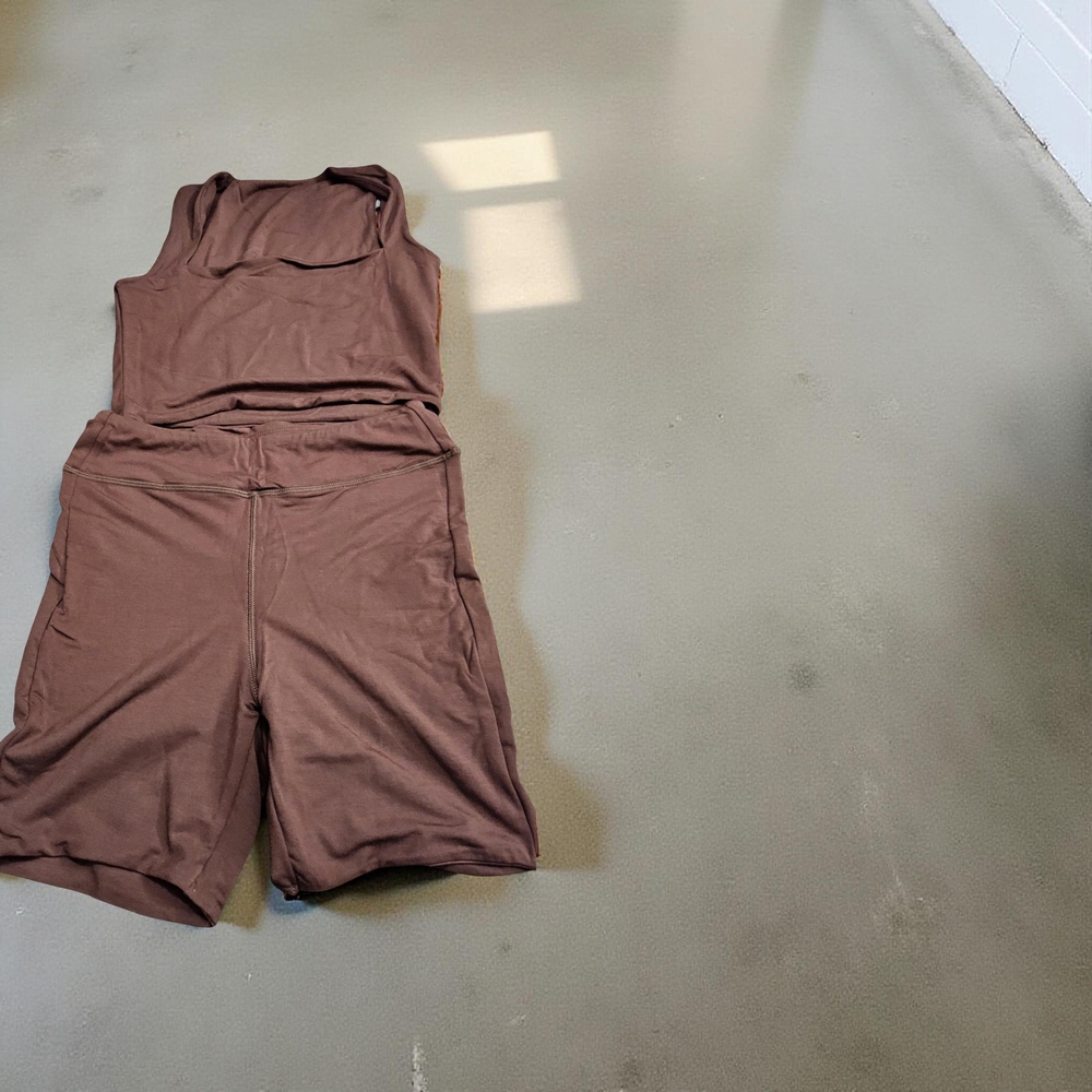1 New Abonlen Brown Workout set size small